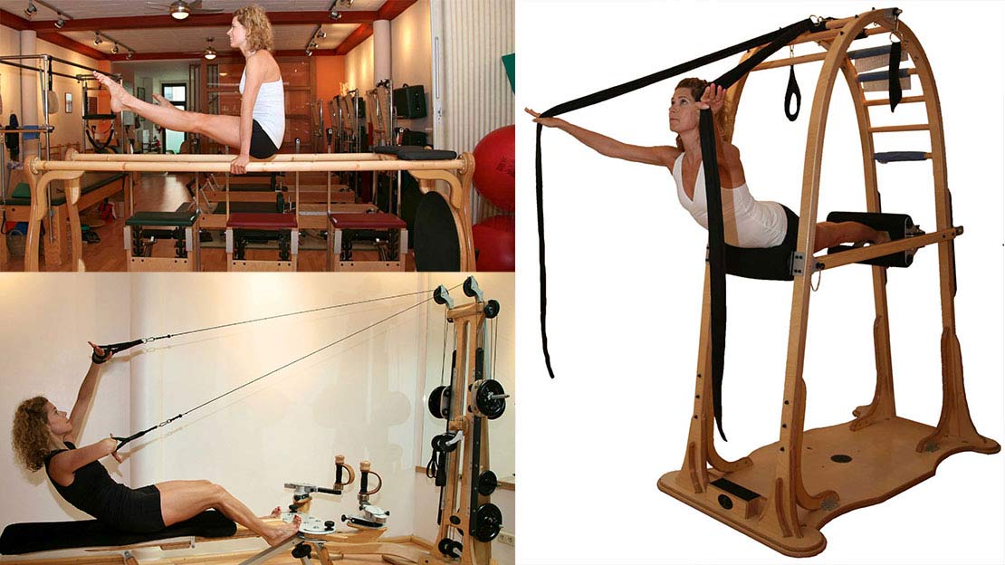 At Borrens, there are 4 Handle units and Pulley Towers®, 1 Archway®, 1 Jumping stretching board®, and 1 Gyrotoner®.